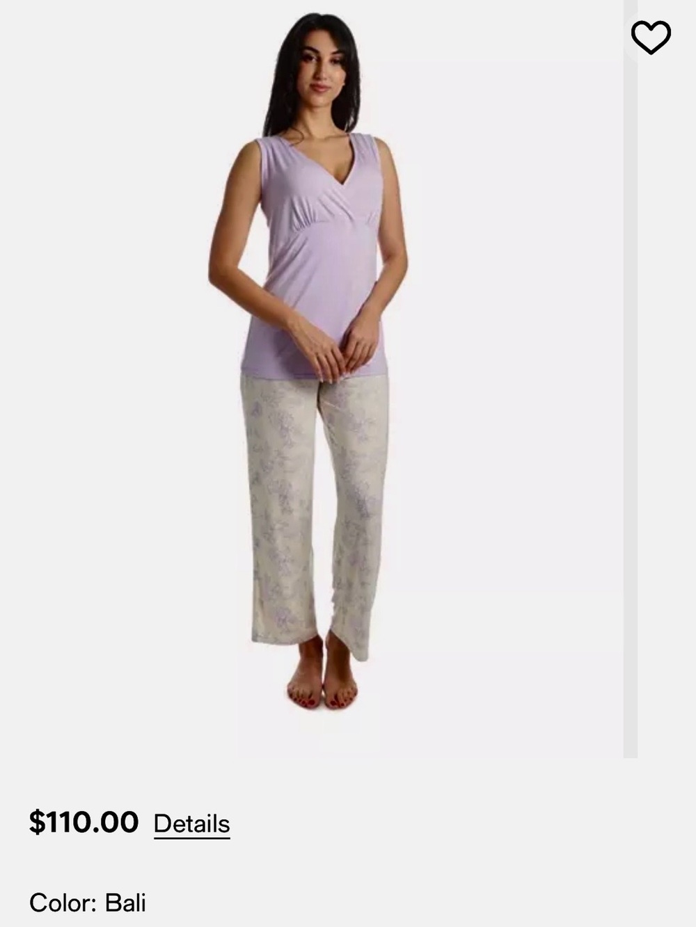 Everly Grey Analise Maternity/Nursing Set in Bali Size Small